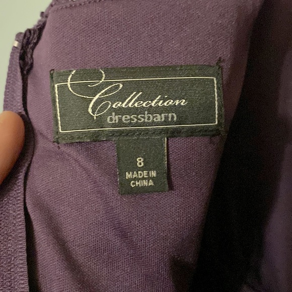Women’s purple cocktail dress, size 8. - Picture 3 of 3